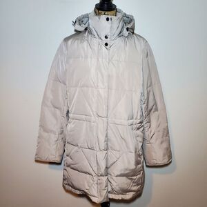 Lands' End Women's Down Filled Puffer Coat Size L